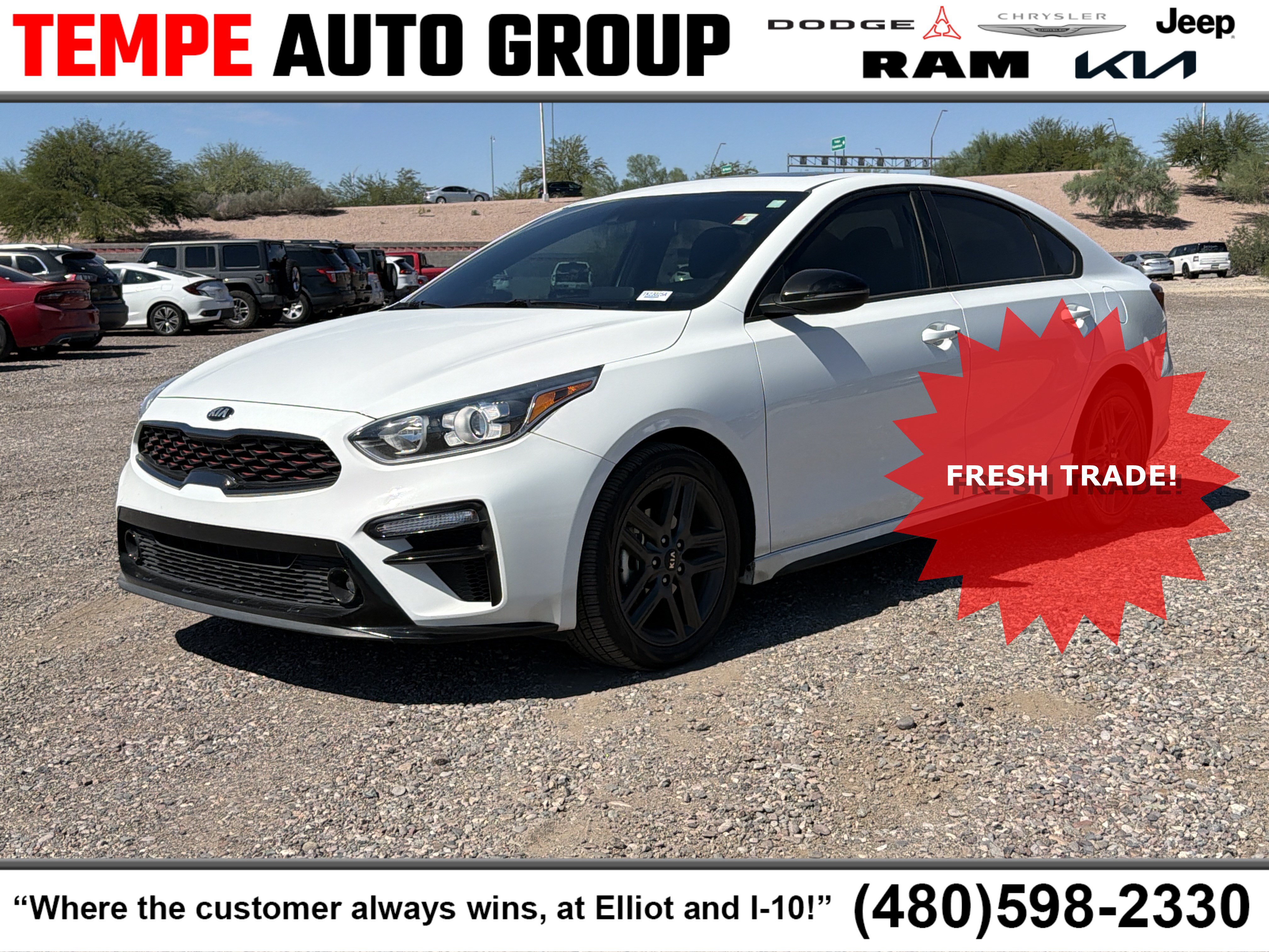 Certified 2021 Kia Forte GT-Line w/ GT-Line Premium Package FWD image 1