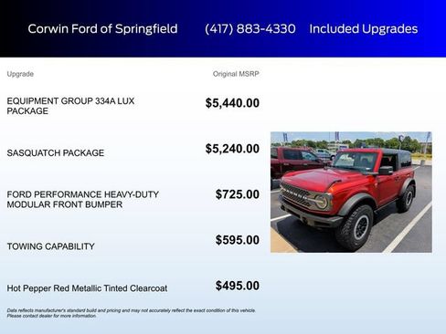 Used 2023 Ford Bronco Badlands AWD/4WD image 6