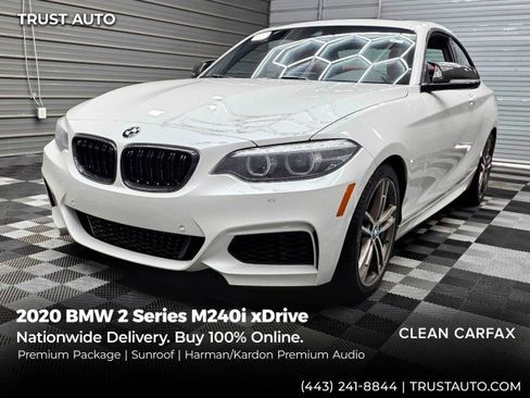 Used 2020 BMW M240i xDrive Coupe w/ Premium Package AWD/4WD image 1
