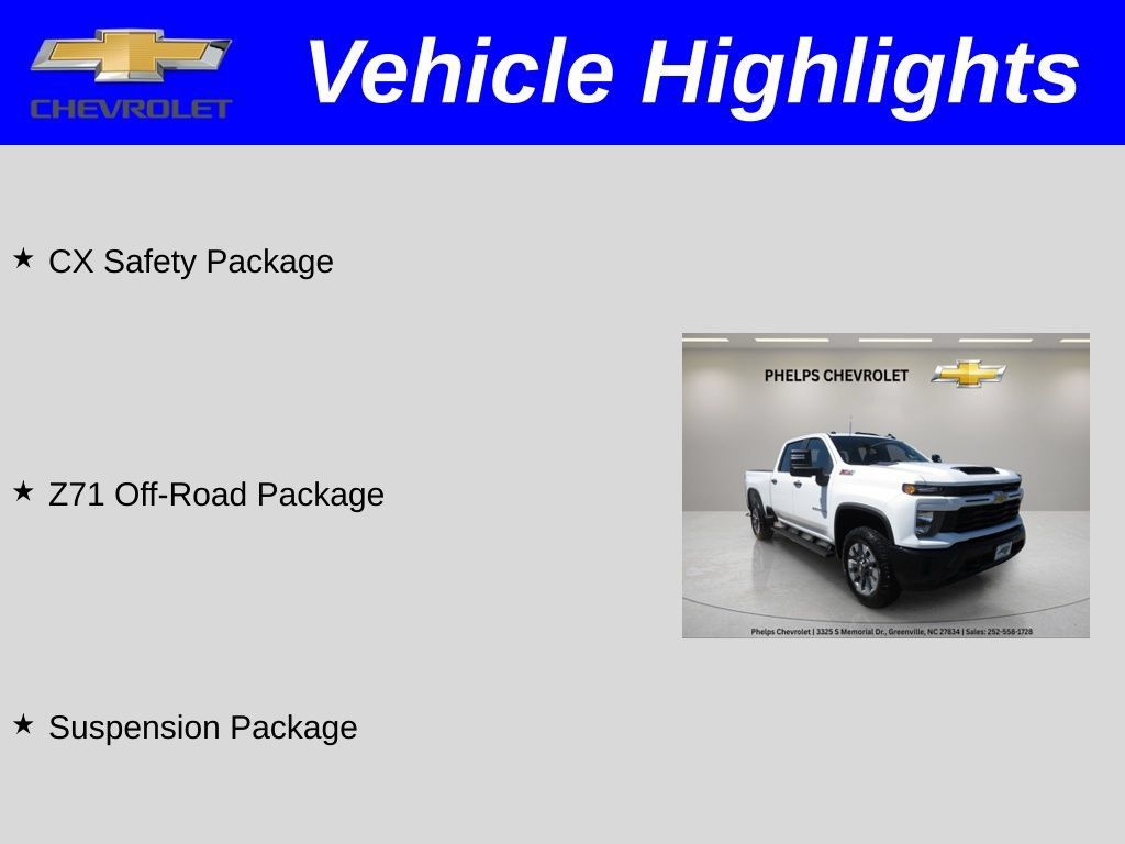 Certified 2025 Chevrolet Silverado 2500 Custom w/ Custom Value Package AWD/4WD image 3