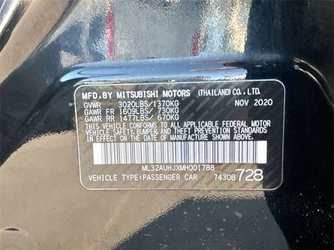 Used 2021 Mitsubishi Mirage ES image 28