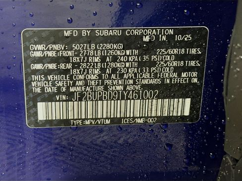 New 2026 Subaru Outback Premium image 34