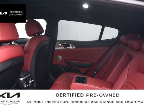 Certified 2022 Kia Stinger GT2 w/ Red Interior Color Package RWD image 13