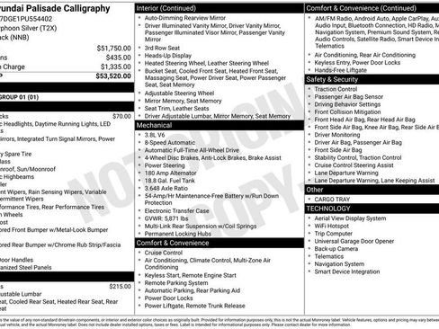 Used 2023 Hyundai Palisade Calligraphy image 6