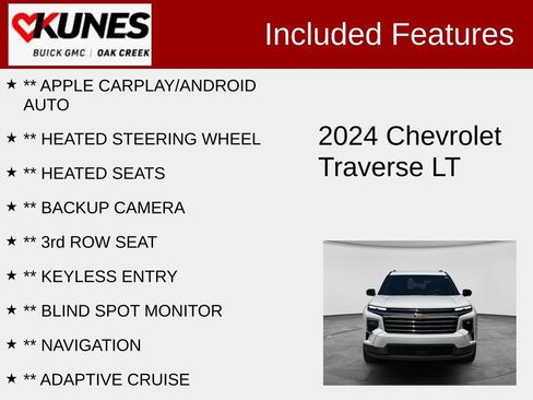 Used 2024 Chevrolet Traverse LT FWD image 2