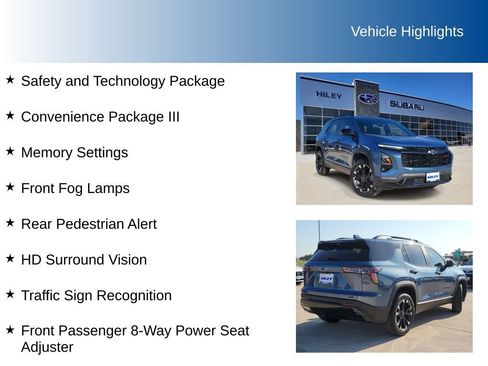 Used 2026 Chevrolet Equinox RS w/ Convenience Package III FWD image 5