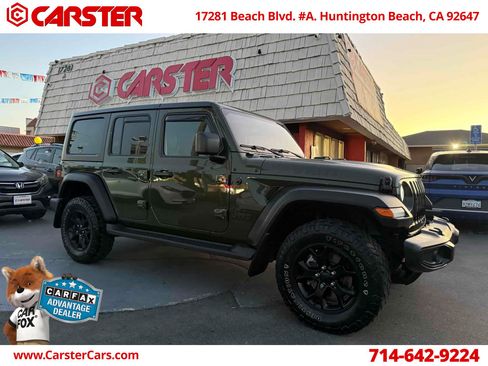 Used 2021 Jeep Wrangler Unlimited Sport AWD/4WD image 1