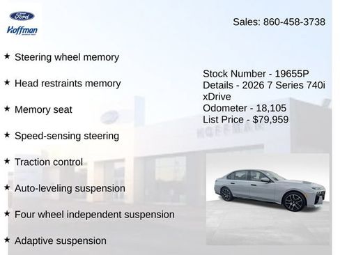 Used 2026 BMW 740i xDrive AWD/4WD image 25