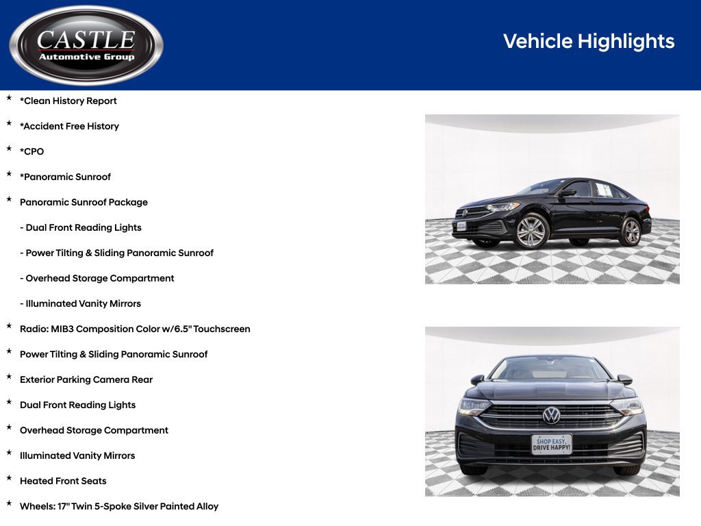 Certified 2024 Volkswagen Jetta SE FWD image 3