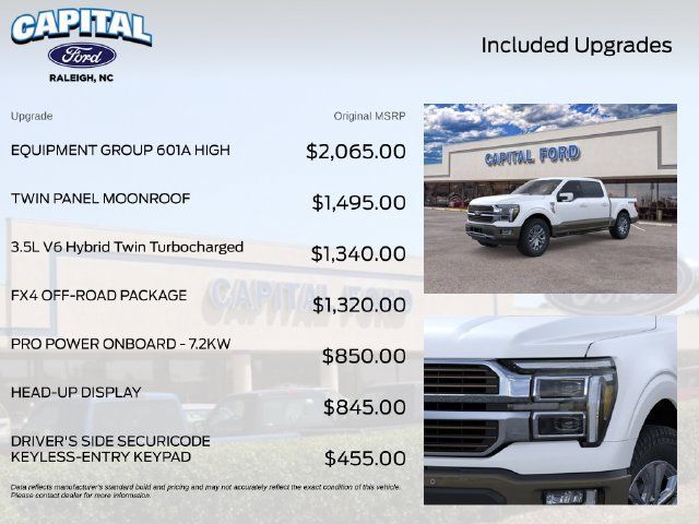New 2026 Ford F150 King Ranch w/ Equipment Group 601A High AWD/4WD image 5