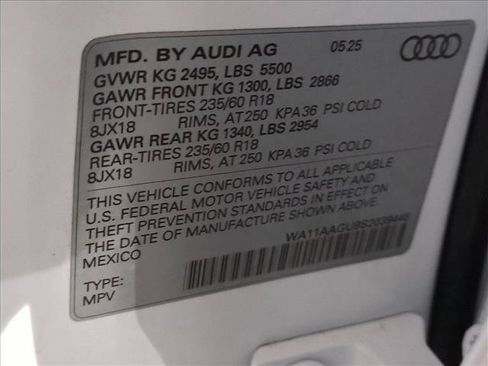Certified 2025 Audi Q5 Premium w/ Convenience Package AWD/4WD image 28