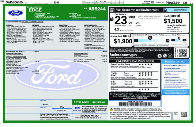 Used 2023 Ford Edge SEL w/ Convenience Package AWD/4WD image 55
