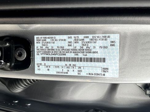 Used 2025 Ford F150 XLT w/ Equipment Group 302A MID AWD/4WD image 34