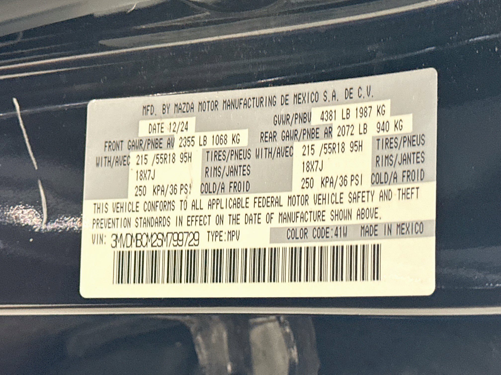 Used 2025 MAZDA CX-30 AWD 2.5 S w/ Preferred Package image 12