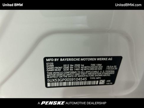 New 2025 BMW X3 xDrive30i w/ Premium Package image 23