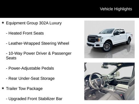 Used 2020 Ford F150 XLT w/ Equipment Group 302A Luxury AWD/4WD image 11