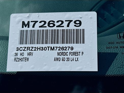 New 2026 Honda HR-V LX image 24