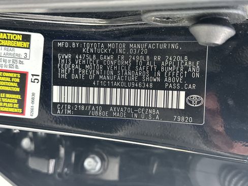 Used 2020 Toyota Camry LE image 34