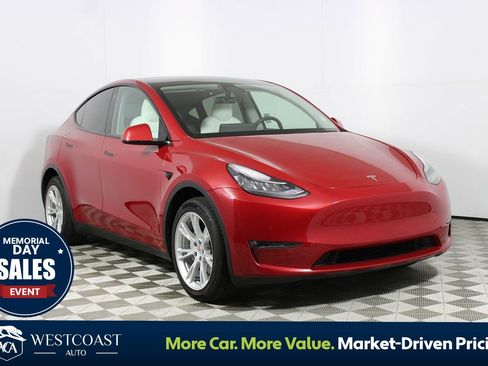 Used 2022 Tesla Model Y Long Range AWD/4WD image 1