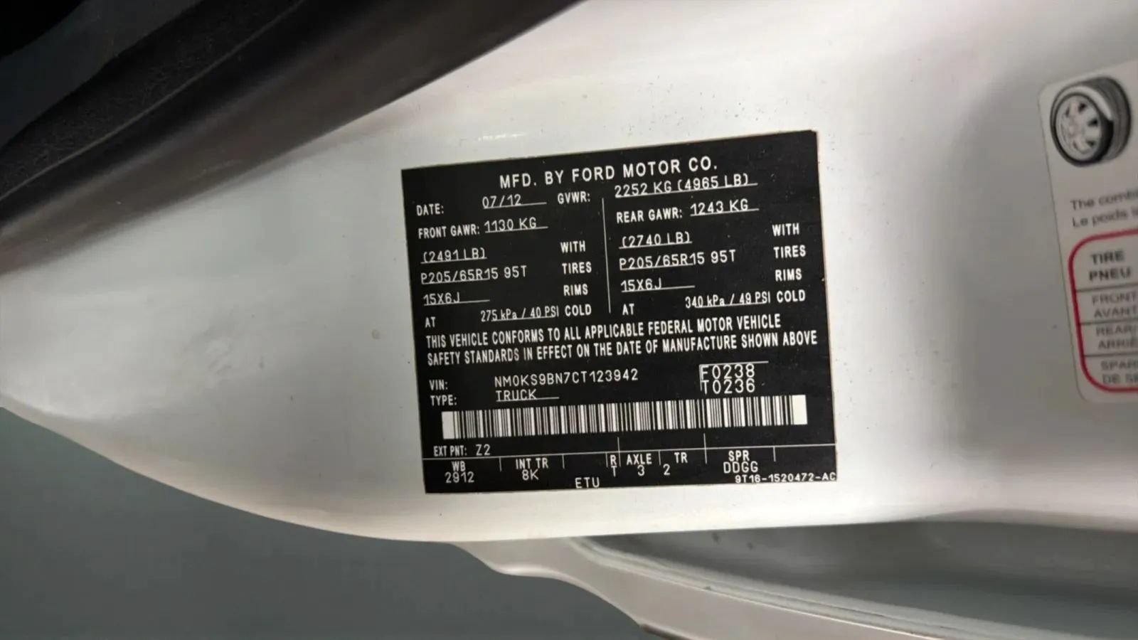 Used 2012 Ford Transit Connect XLT FWD image 23