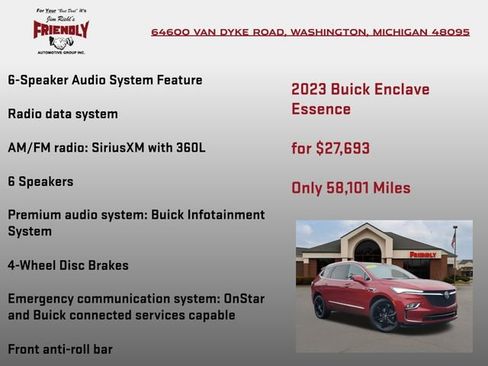 Used 2023 Buick Enclave Essence w/ Experience Buick Package image 15