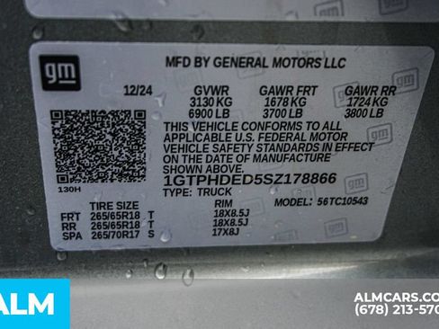 Used 2025 GMC Sierra 1500 SLT RWD image 57