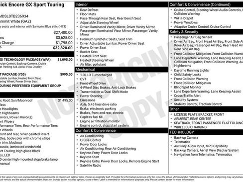 New 2026 Buick Encore GX Sport Touring w/ Advanced Technology Package FWD image 4