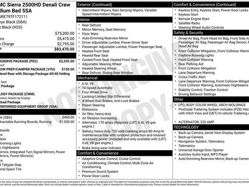 New 2026 GMC Sierra 2500 Denali w/ Denali Reserve Package AWD/4WD image 41