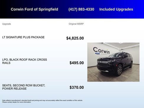 Used 2022 Chevrolet Tahoe LT w/ LT Signature Plus Package AWD/4WD image 5