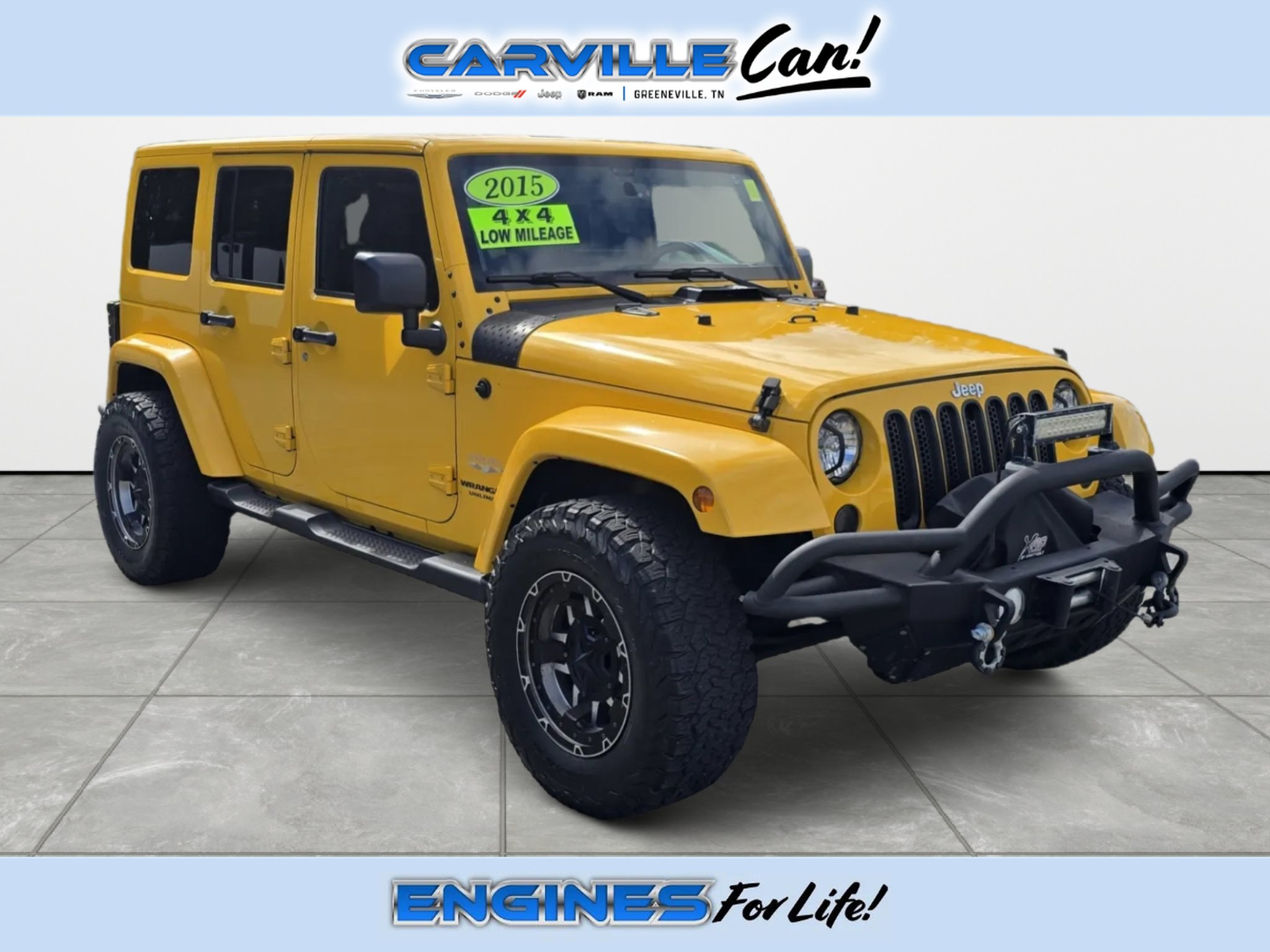 Used 2015 Jeep Wrangler Unlimited Sahara w/ Dual Top Group AWD/4WD image 1