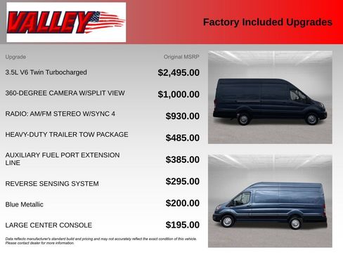 Used 2024 Ford Transit 350 148 High Roof Extended AWD image 6