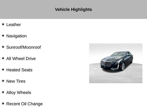 Used 2018 Cadillac CTS Luxury AWD/4WD image 9
