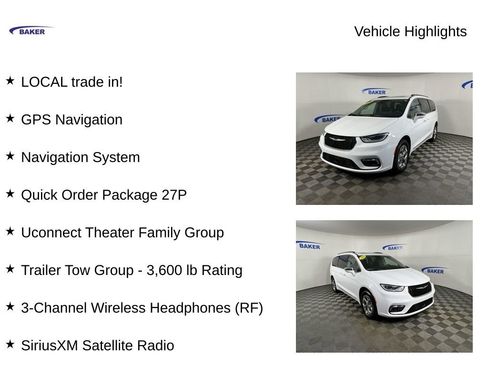 Used 2021 Chrysler Pacifica Limited w/ Uconnect Theater Family Group image 4