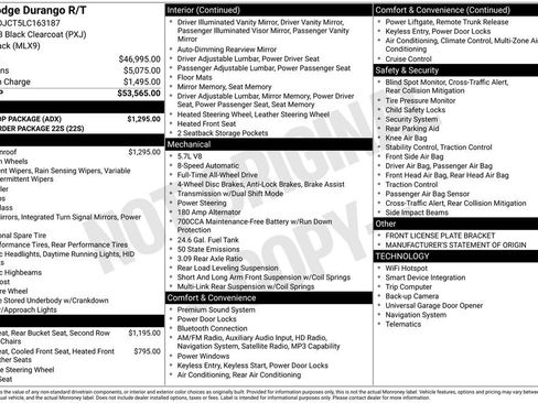 Used 2020 Dodge Durango R/T w/ Blacktop Package AWD/4WD image 4