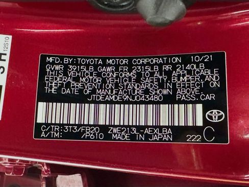 Used 2022 Toyota Corolla LE w/ Carpet Mat Package (TMS) FWD image 31
