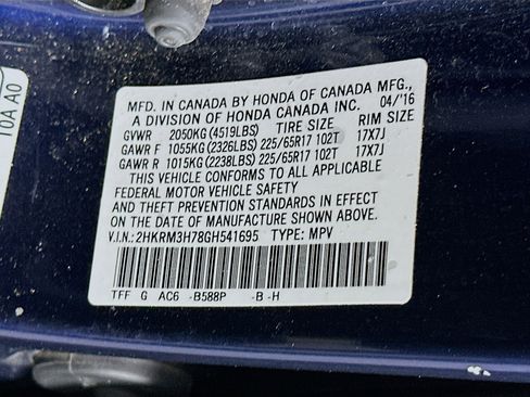 Used 2016 Honda CR-V EX-L image 12