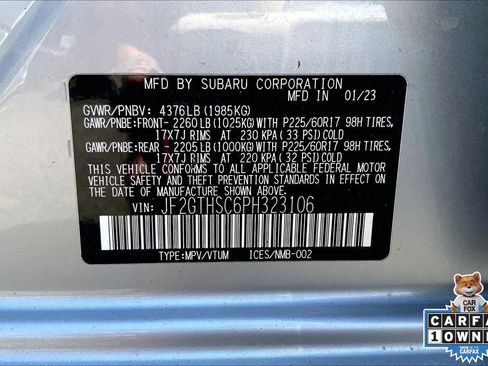 Certified 2023 Subaru Crosstrek 2.5i Sport AWD/4WD image 33