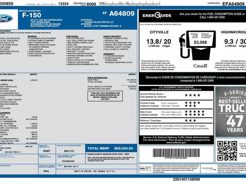 Used 2014 Ford F150 FX4 w/ Equipment Group 402A Luxury image 21