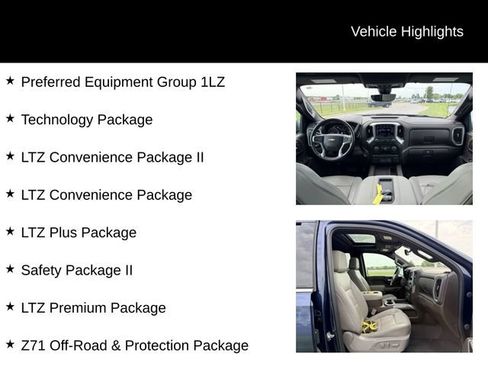 Used 2021 Chevrolet Silverado 1500 LTZ w/ LTZ Premium Package AWD/4WD image 12