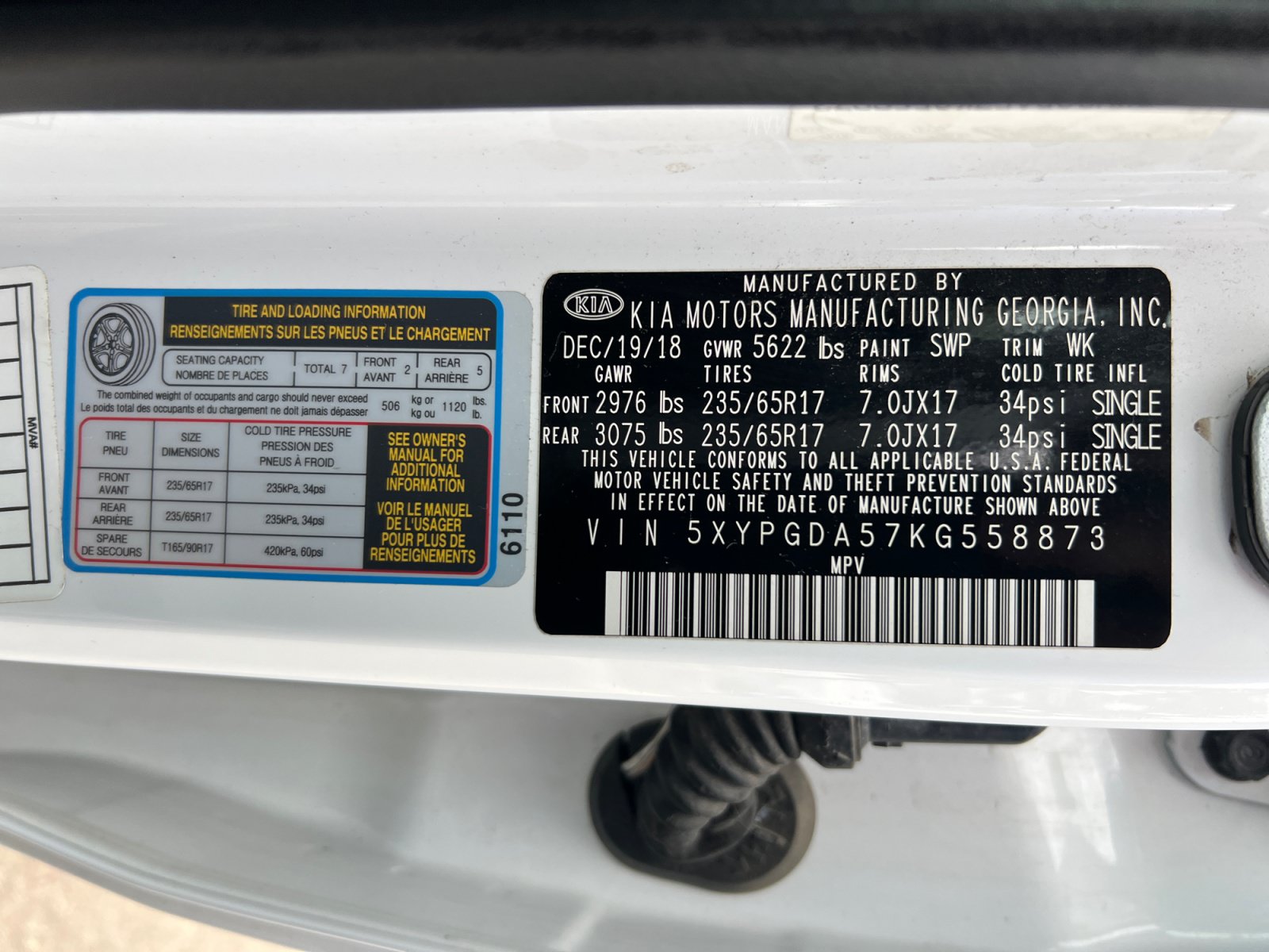 Used 2019 Kia Sorento AWD V6 image 23