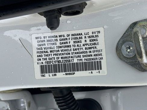 Used 2020 Honda Civic Touring image 38