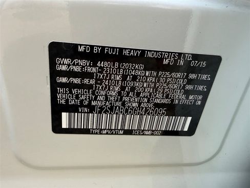 Used 2016 Subaru Forester 2.5i w/ Alloy Wheel Package AWD/4WD image 8