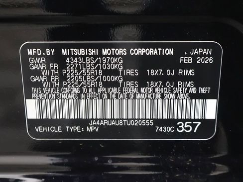 New 2026 Mitsubishi Outlander Sport SE AWD/4WD image 46