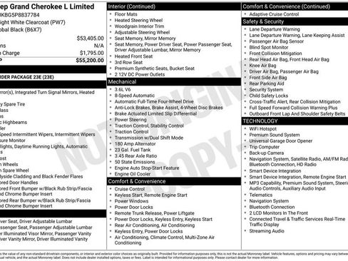 Used 2023 Jeep Grand Cherokee L Limited AWD/4WD image 4