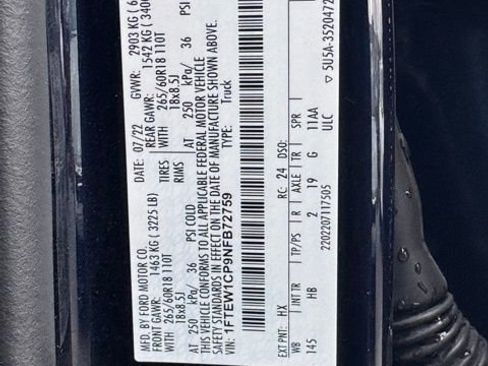 Used 2022 Ford F150 Lariat image 18