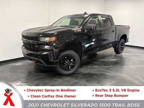 Used 2021 Chevrolet Silverado 1500 Custom Trail Boss image 1