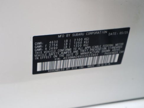 Certified 2025 Subaru Legacy Premium AWD/4WD image 30