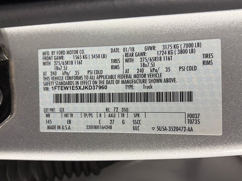 Used 2018 Ford F150 Lariat image 9