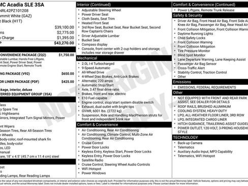 Used 2023 GMC Acadia SLE w/ Driver Convenience Package image 6