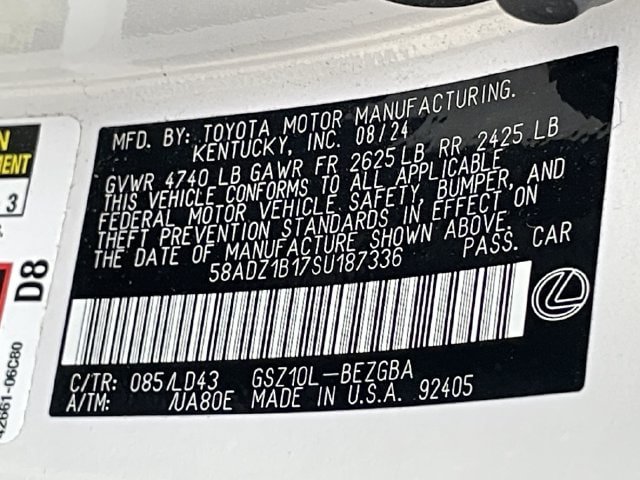 Used 2025 Lexus ES 350 w/ Premium Package FWD image 30
